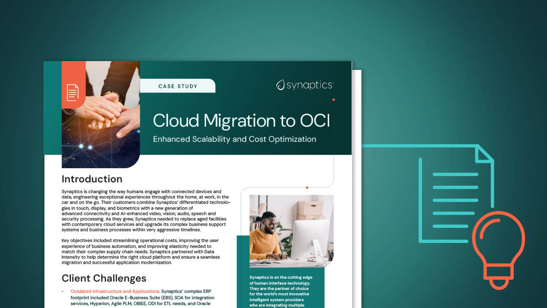 Synaptics Achieves Secure Cloud Infrastructure by Migrating to OCI